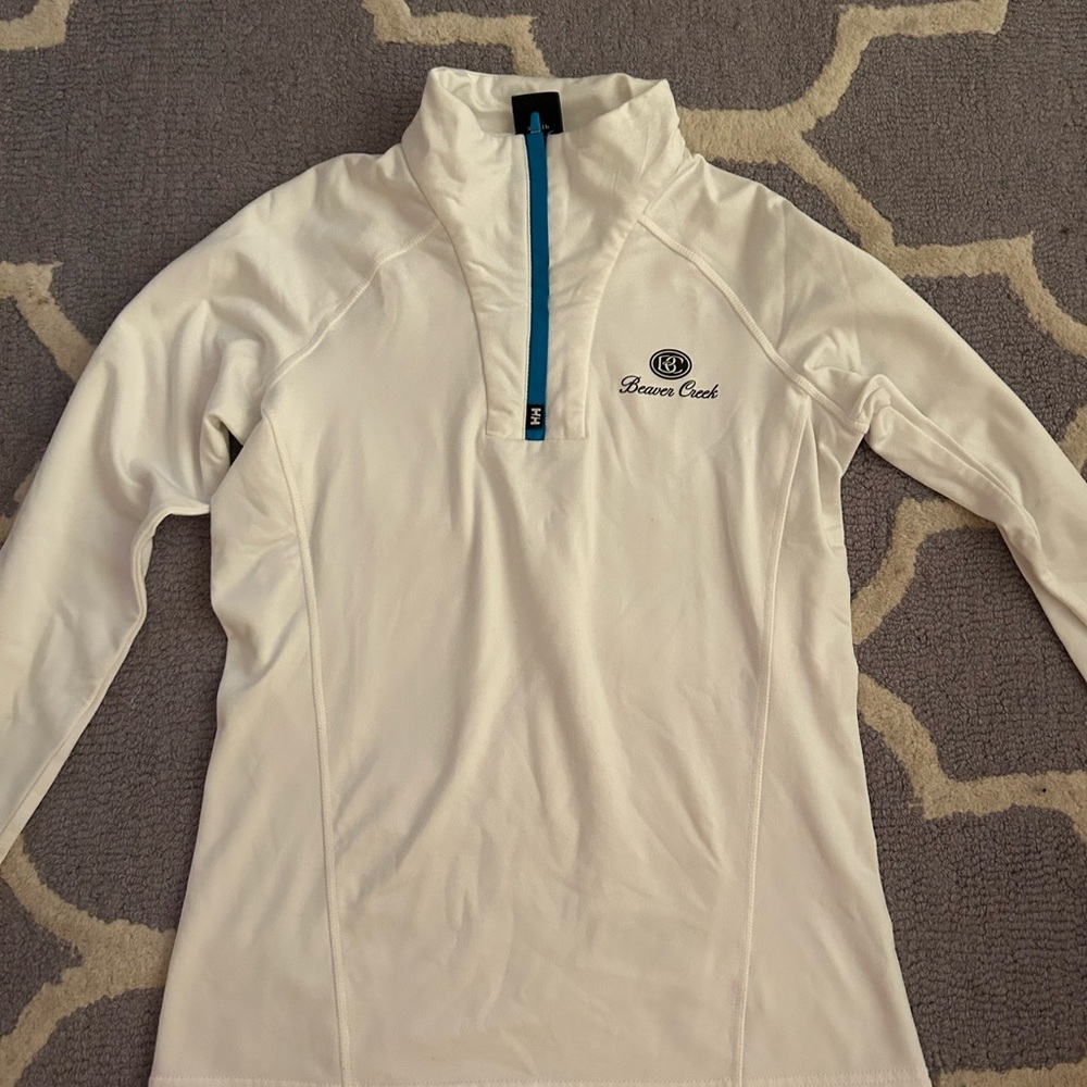 White Quarter Zip Helly Hansen Pullover - image 4